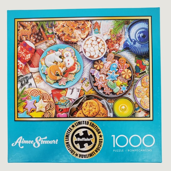 Buffalo Games Other - Buffalo Games Aimee Stewart Christmas Cookies 1000 Piece Jigsaw Puzzle 91520 New